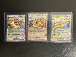 Pokemon TCG Prismatic Evolutions Eevee & Eeveelutions ex Holo Lot (9) - Image 2