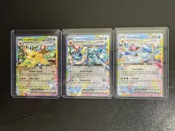 Pokemon TCG Prismatic Evolutions Eevee & Eeveelutions ex Holo Lot (9) - Image 3