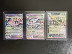 Pokemon TCG Prismatic Evolutions Eevee & Eeveelutions ex Holo Lot (9) - Image 4