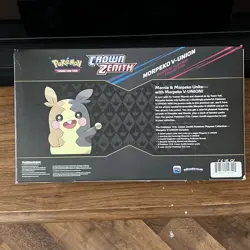Pokemon TCG: Crown Zenith Premium Playmat Collection Morpeko V-Union Box NEW - Image 4