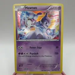 Pokemon Mewtwo 53/113 Legendary Treasures Holo Rare Basic Psychic NM/LP - Image 1