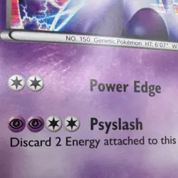 Pokemon Mewtwo 53/113 Legendary Treasures Holo Rare Basic Psychic NM/LP - Image 2