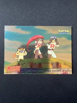 1999 Pokemon (Mewtwo Strikes) #12 (Nefarious Team Rocket) holo Black logo NM - Image 1
