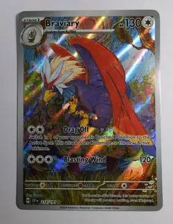 Braviary 214/191 Surging Sparks Full Art Holo Pokemon TCG Illustration Rare - Image 1