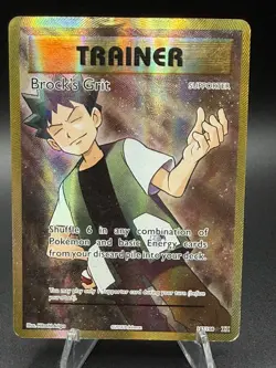 2016 Pokemon BROCK'S GRIT #107/108 XY Evolutions Ultra Rare Trainer English - Image 1