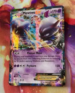 Pokemon Mewtwo EX 61/162 Breakthrough Holo Near Mint Nm - Image 2