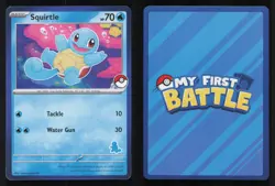 Squirtle (Blue Border) Unconfirmed My First Battle Pokemon LP - Image 3