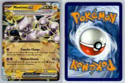Mewtwo ex 058 182 Double Rare Paradox Rift Pokemon NM - Image 3
