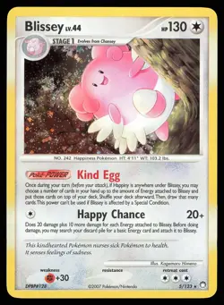 Blissey 5/123 Holo Rare Mysterious Treasures Pokemon MP - Image 4