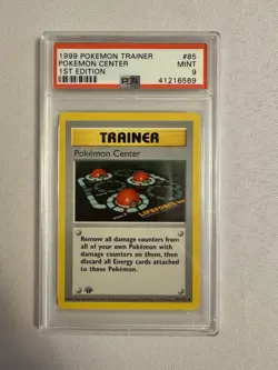 1999 Pokemon - 1st Edition Shadowless Pokemon Center Base Set 85/102 PSA 9 Mint! - Image 1