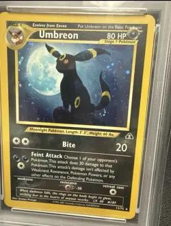 2001 POKEMON NEO DISCOVERY #13 UMBREON-HOLO PSA 7 - Image 2