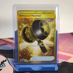 Enhanced Hammer 224/167 Twilight Masquerade Hyper Rare Gold Pokemon TCG - Image 3