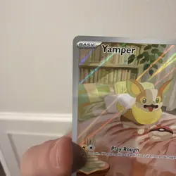 Pokemon TCG Yamper 099/094 Me02: Phantasmal Flames Holo Illustration Rare - Image 3