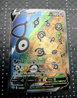 Pokemon TCG Unown V 177/195 Silver Tempest Alt Art - NM/M - Image 1