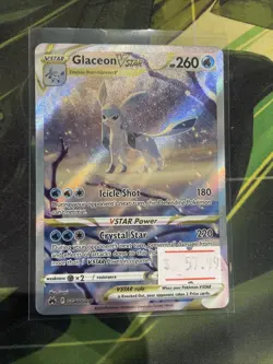 Pokemon TCG Glaceon VStar GG40/GG70 S&S Crown Zenith Full Art Holo - Image 1