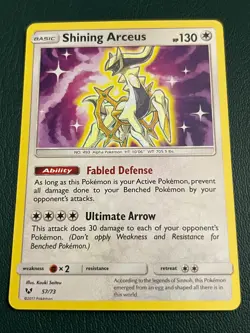 Pokemon Shining Arceus 57/73 Shining Legends Holo - Image 1