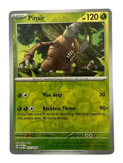 Pinsir 127/165 Uncommon 151 Pokemon Reverse Holo Near Mint - Image 1