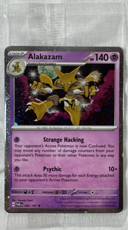Pokemon TCG Alakazam 082/167 Cosmos Holo Sealed Exclusive - Image 1