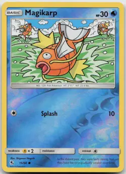 Magikarp 15/68 Common Hidden Fates Pokemon TCG Reverse Holo NM - Image 1