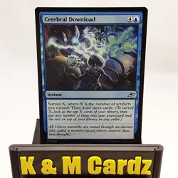 MTG - Edge of Eternities - Cerebral Download - Foil - 0048 - NM - Image 1