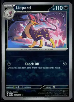Liepard 056/086 White Flare Uncommon POKEBALL Reverse Holo - Image 1