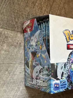 Pokemon TCG Scarlet & Violet Stellar Crown Booster Box SEALED NEW - Image 2