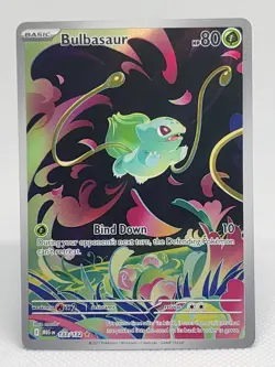 Pokemon Bulbasaur 133/132 Me01: Mega Evolution Holo Illustration Rare Near-Mint - Image 1