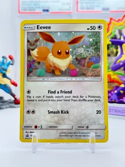 EEVEE - (COSMOS HOLO) HOLO SUN & MOON PROMO POKEMON NM/M SM184 - Image 1