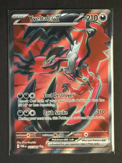 Yveltal ex 105/088 - Full Art Ultra Rare - Pokemon TCG: Perfect Order - NM - Image 1
