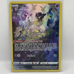 Mew GG10/GG70 Crown Zenith Galarian Gallery Holo Pokemon Card Near Mint Rare - Image 1