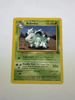Nidorina 40/64 Jungle Uncommon Pokemon Card TCG Vintage WotC 1999 MP/HP - Image 1