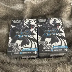 Pokemon TCG Scarlet & Violet Black Bolt Factory Sealed Booster Bundle Box x2 New - Image 1