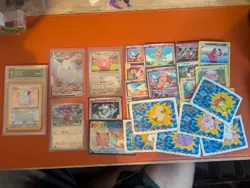 Pokemon Card Lot Includes Clefairy Base Set 2 Grade 7 And More - Image 1