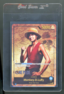 Monkey.D.Luffy Premium Card Collection Live Action Edition P-047 Holo Foil Read - Image 1