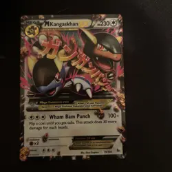 Mega Kangaskhan EX #79 Pokemon Flashfire in great condition - Image 1