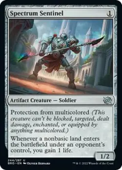 Spectrum Sentinel #244 NM U NonFoil - MTG Brothers War - Image 1