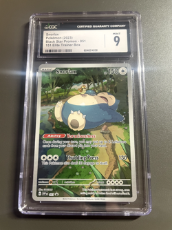 2023 Pokemon 151 Elite Trainer Box Snorlax Black Star Promos - #051 CGC 9 - Image 1