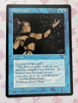 MTG Magic the Gathering 1x LP Counterspell - Ice Age x1 - Image 1