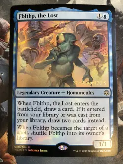 1x Foil Fblthp, the Lost Prerelease Promo War of the Spark MTG Magic x1 MKE - Image 1