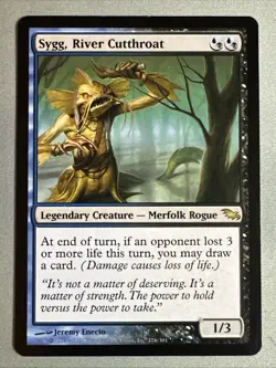 MTG / Sygg, River Cutthroat / SHM / #176 / Regular / Rare / NM - Image 1