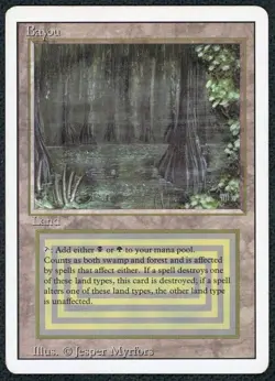 1994 Magic The Gathering Bayou Revised Edition - Image 1