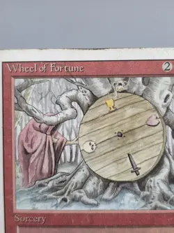 Magic The Gathering Revised Edition Wheel Of Fortune Vintage MTG 1994 Rare - Image 3