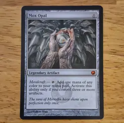 Wizards Mox Opal Legendary Artifact Mythic Scars of Mirrodin 179 English Volkan… - Image 1