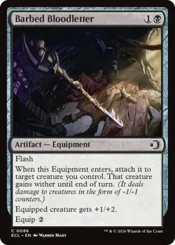 Barbed Bloodletter C Lorwyn Eclipsed 86 NM - Image 1