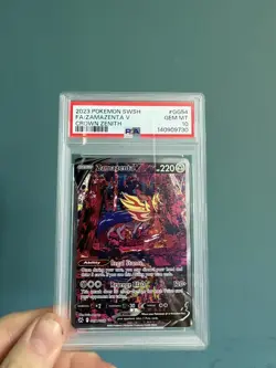 POKEMON TCG - CROWN ZENITH - PSA 10 ZAMAZENTA V + ZACIAN V - COLLECTORS PAIR!! - Image 2