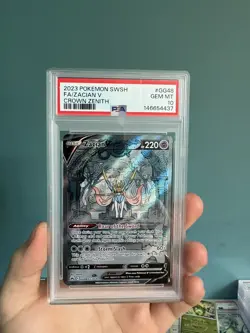 POKEMON TCG - CROWN ZENITH - PSA 10 ZAMAZENTA V + ZACIAN V - COLLECTORS PAIR!! - Image 4
