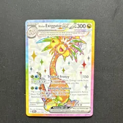 Pokemon Alolan Exeggutor ex Sv08 Surging Sparks Ultra Rare Holo 2024 225/191 - Image 2