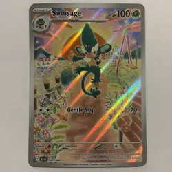 Pokemon TCG Simisage 090/086 Black Bolt Illustration Rare English (NM) - Image 1