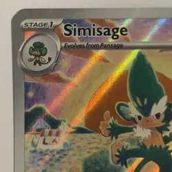 Pokemon TCG Simisage 090/086 Black Bolt Illustration Rare English (NM) - Image 2