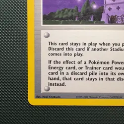 Vintage Promo Pokemon Tower 42/53 Wotc Black Star League Promo January 2002 - Image 5
